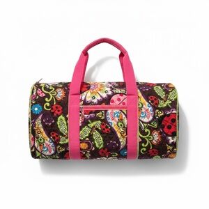 Colorful Floral Quilted Women's Travel Bag